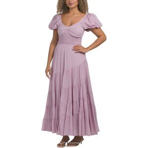 FREE PEOPLE Short Sleeve Sundrenched Dress